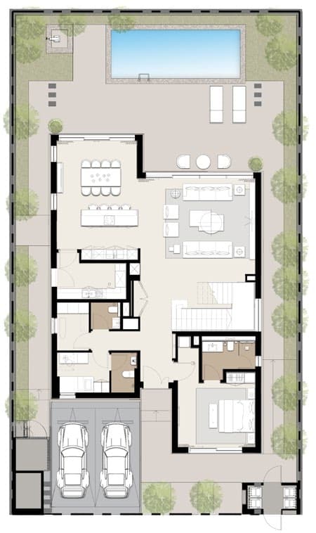 Floor plan 17 - Modern house layout