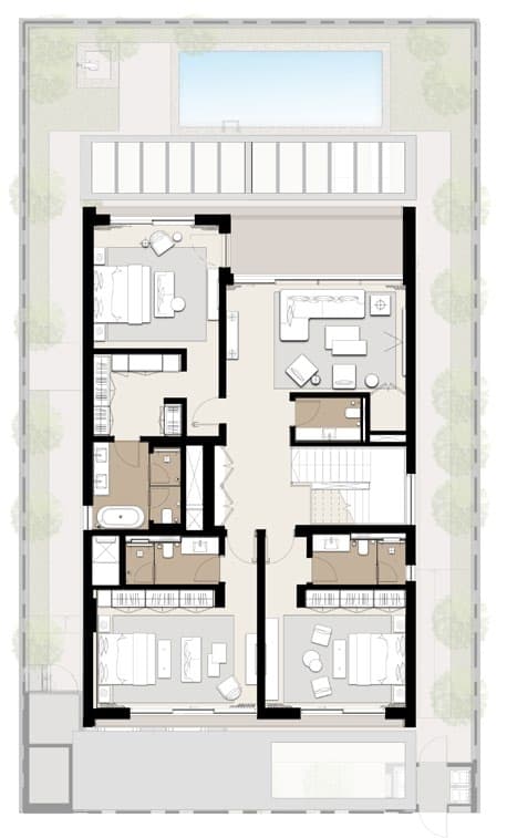 Floor plan 18 - Modern house layout